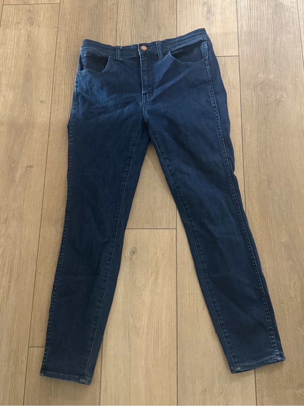 Madewell 10” High-Rise Skinny Jeans | Dark Indigo | Size 29